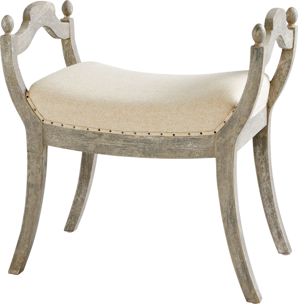 Alice Stool, Weathered Gray, Small