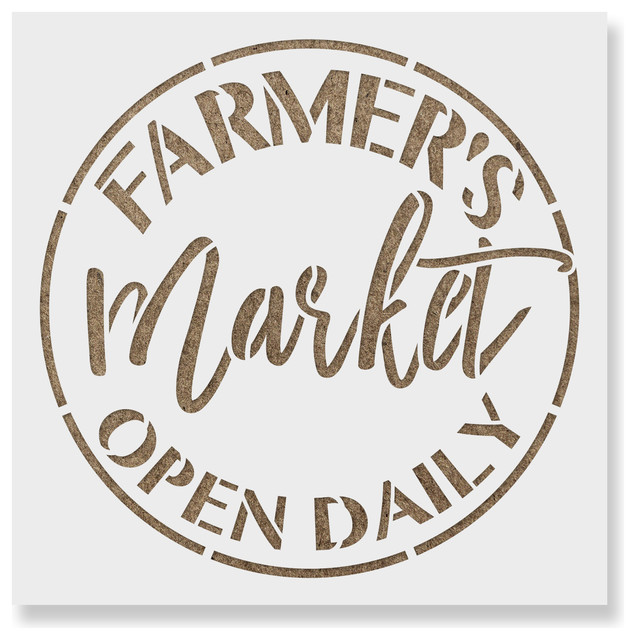 Farmers Market Stencil For DIY Projects Farmhouse Wall Stencils farmers-market-stencil-for-diy-projects-farmhouse-wall-stencils