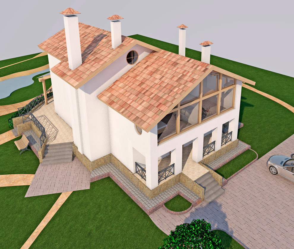 Коттедж для семьи со взрослыми детьми.