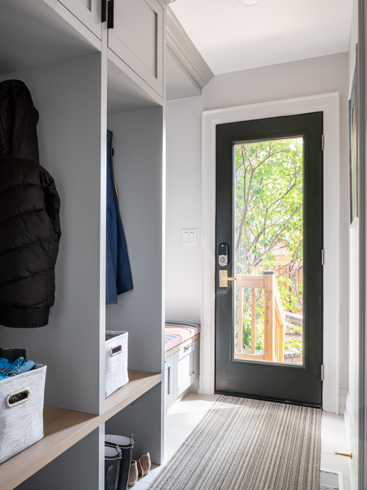 Inspiration for a transitional entryway remodel in Toronto
