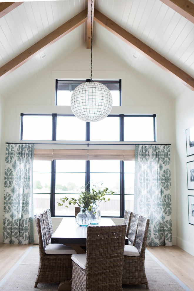 Photo of a transitional dining room in Salt Lake City.