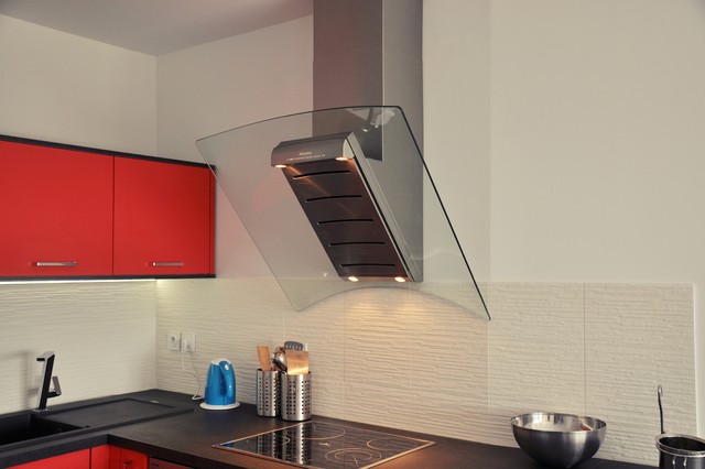 Cuisine compacte sur mesure moderne-koekken