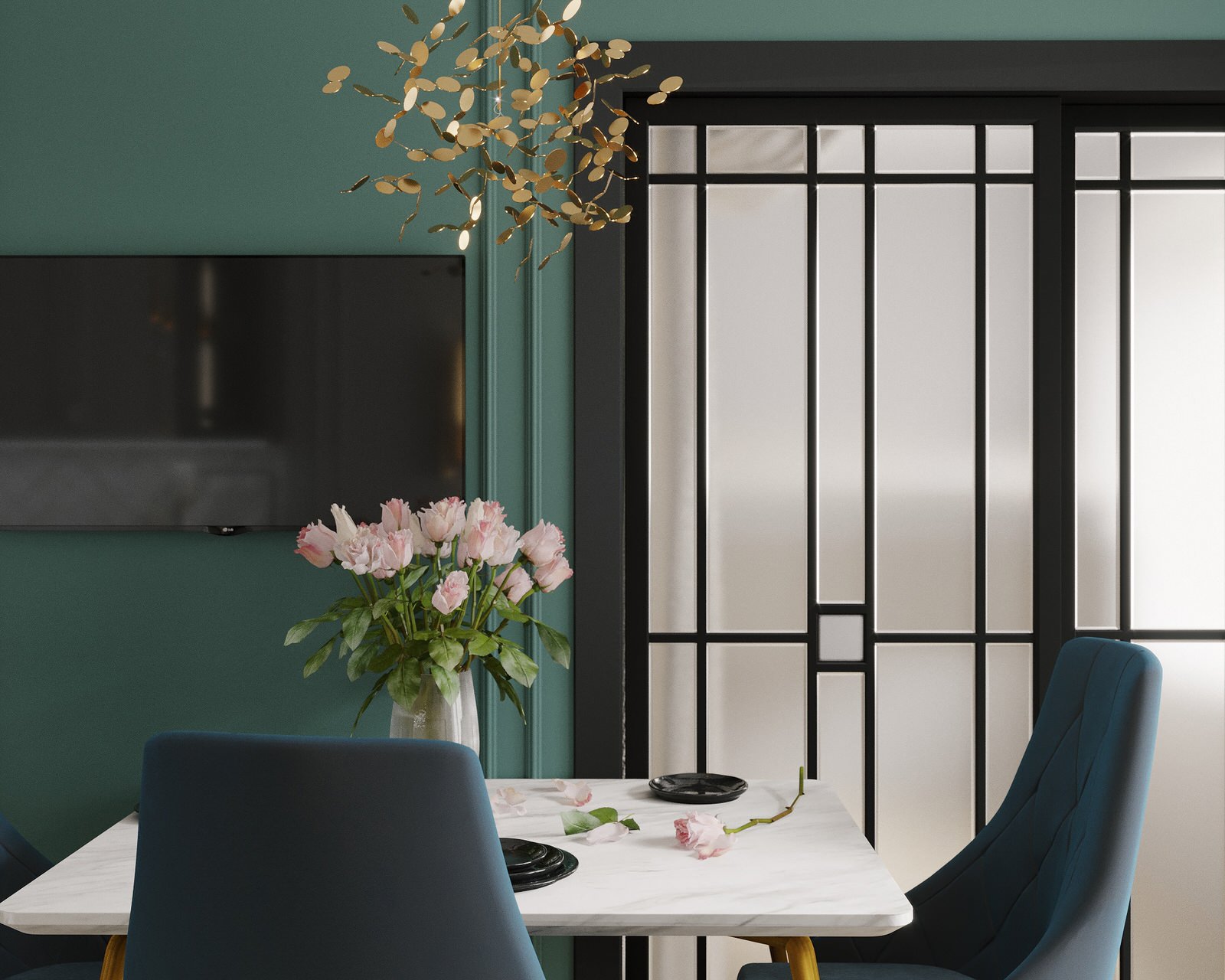 Квартира в неоклассическом стиле для молодой девушки