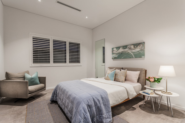 South Perth Custom Build contemporary-sovrum