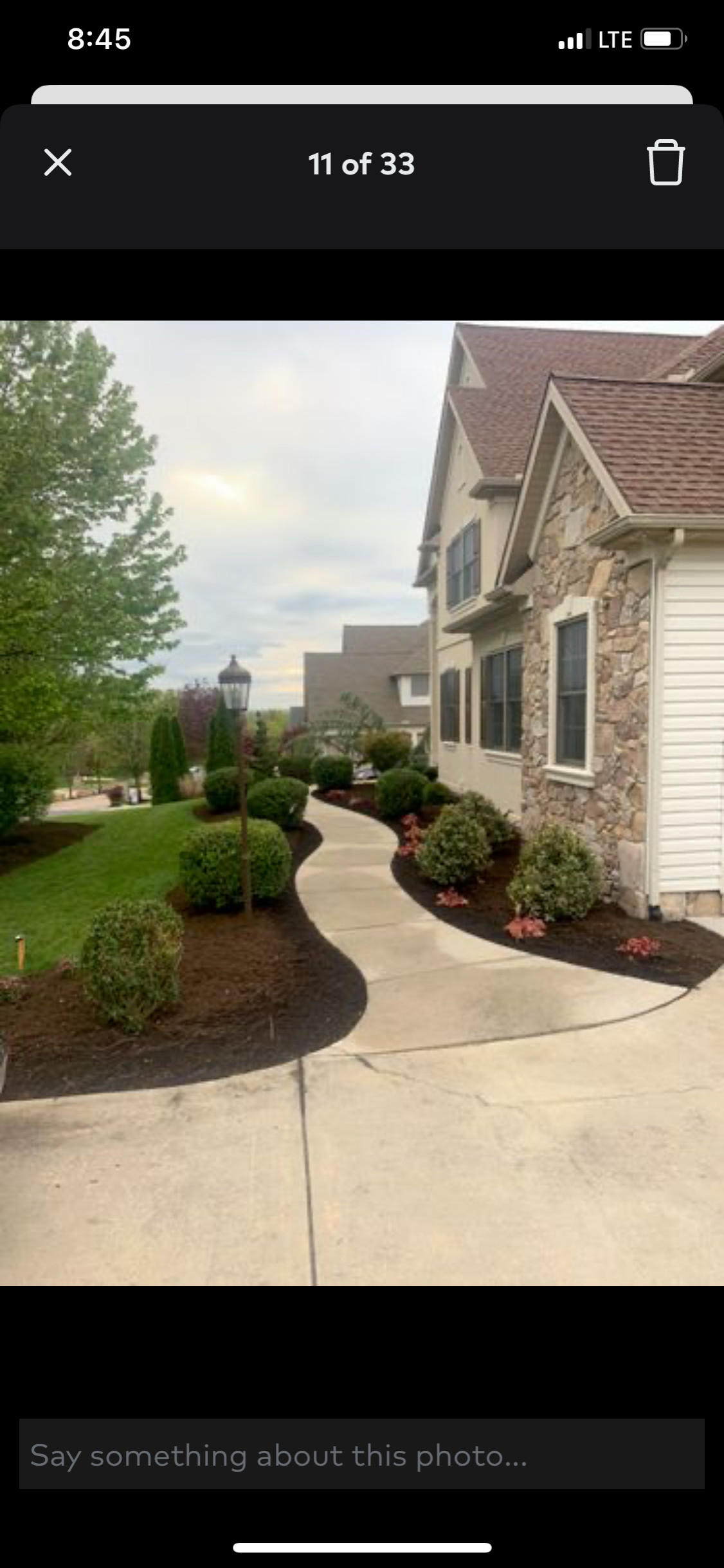 Landscaping projects