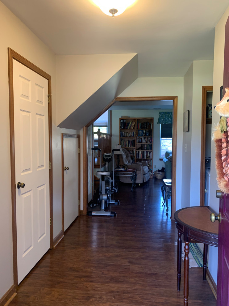 What would you do with this awkward entryway?
