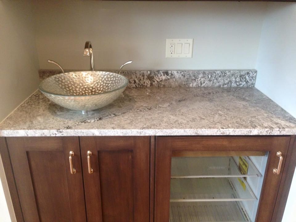 Transitional kitchen photo in Denver