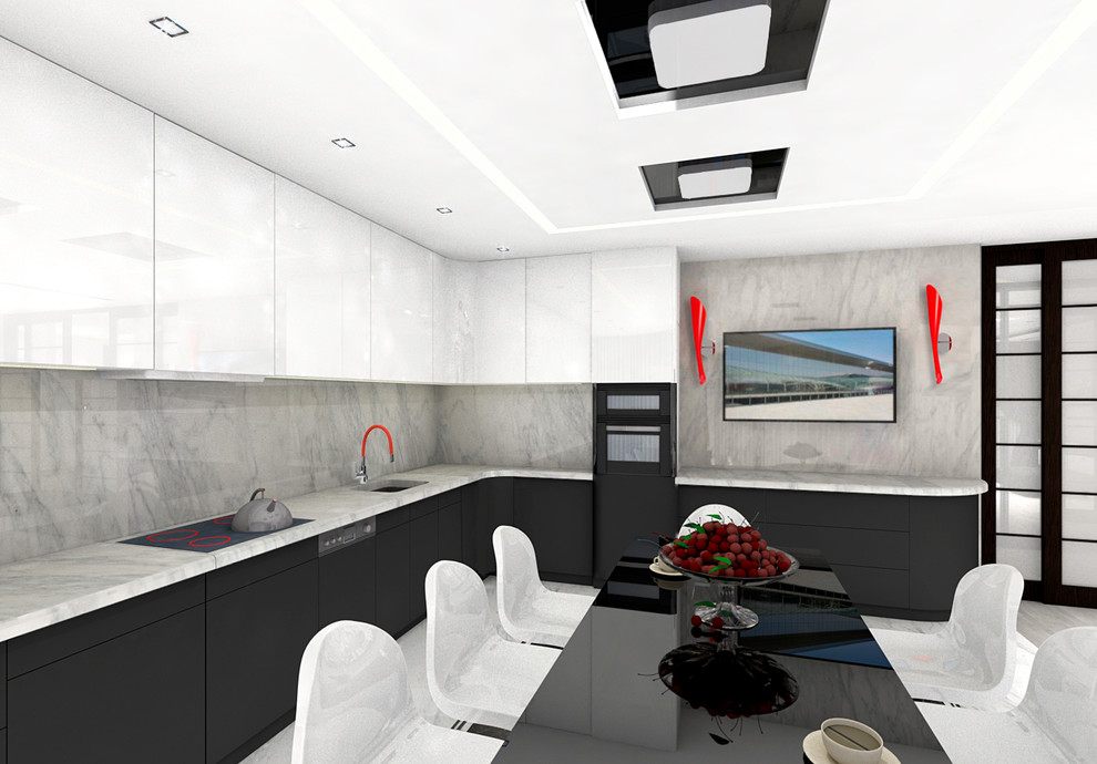 Современный интерьер с японскими мотивами