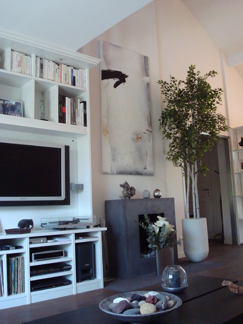Living room contemporary-living-room