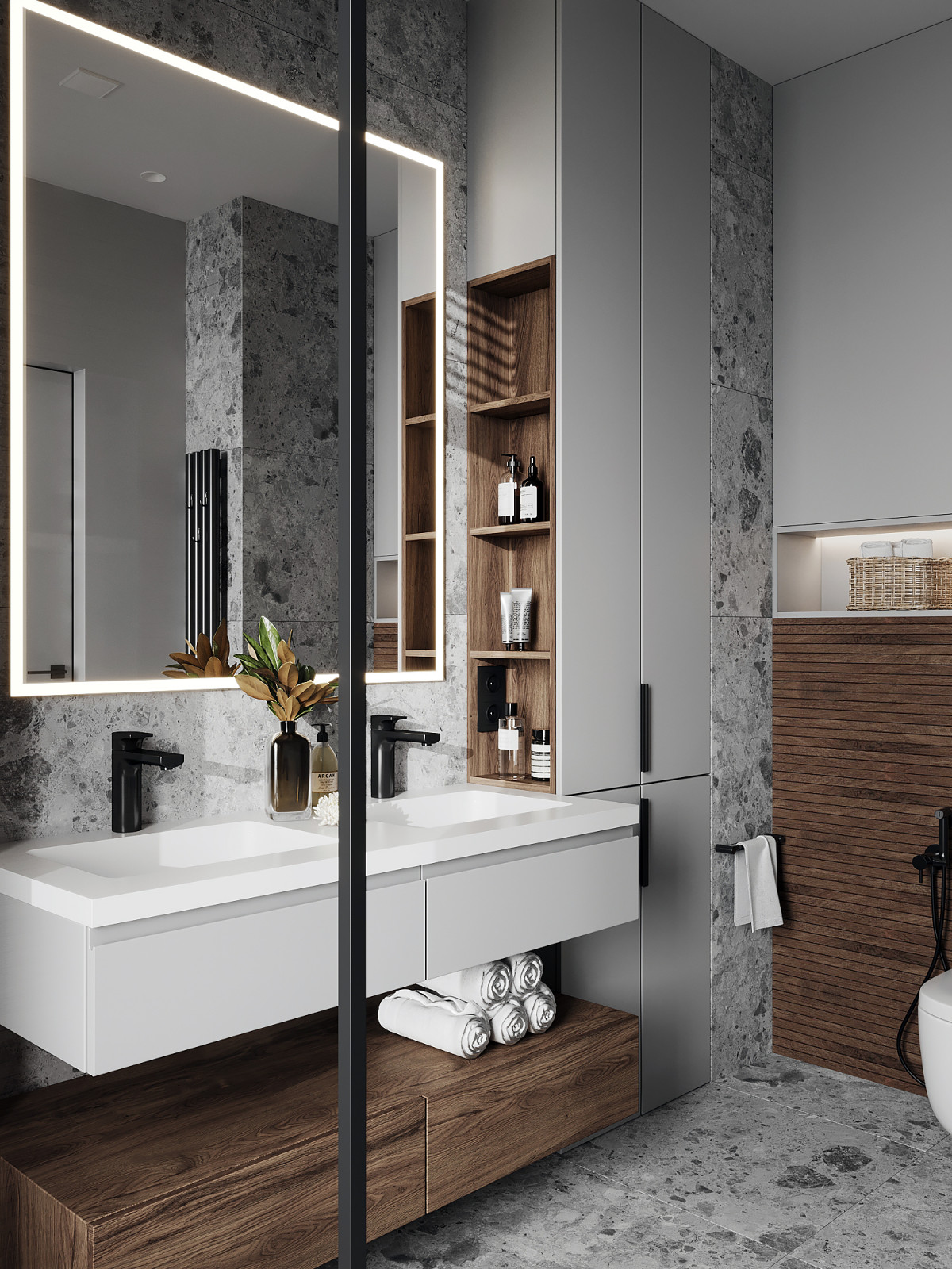 Двухкомнатная квартира для молодой пары в ЖК Черная Речка