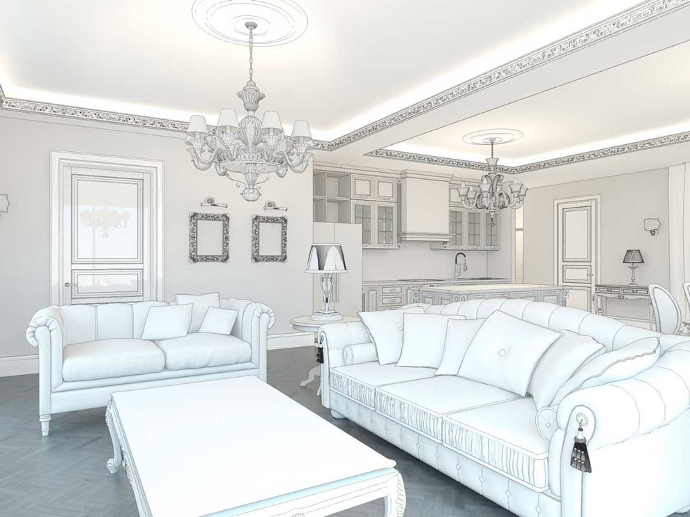 3d визуализация интерьера для выявления пространств и конструкций