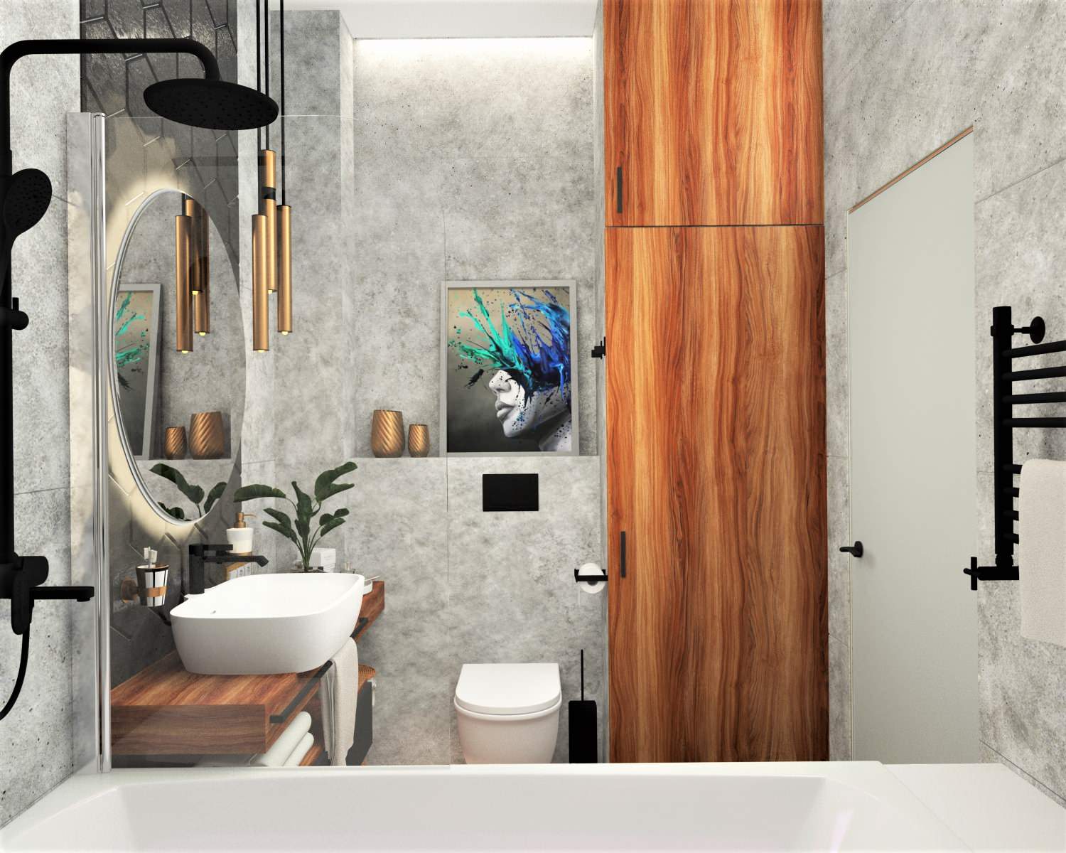 Санузел ЖК "Ньютон"