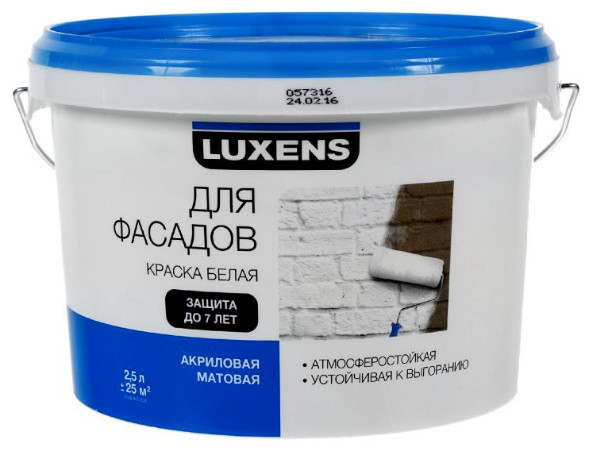 Краска для фасадов Luxens