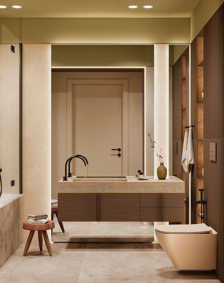 Современный интерьер для молодой семьи, 100 м2