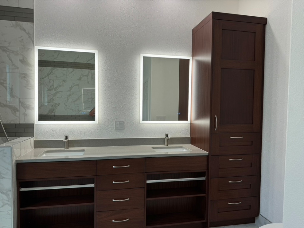 SLC, UT, Custom bathroom and powder room