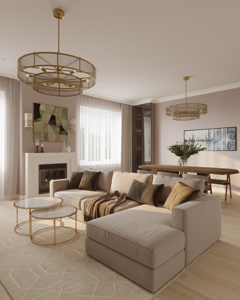 Гостиная квартиры в центре Казани