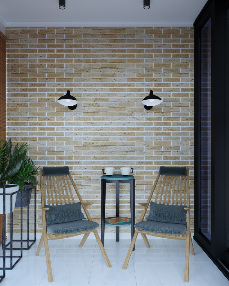 Проект кухни-гостиной в ЖК "Арт Сити"