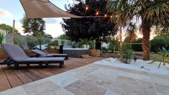 CH GARDEN contemporaneo-terrazza