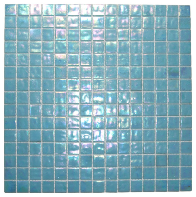 Pacific Blue Glimmer Glass Tile