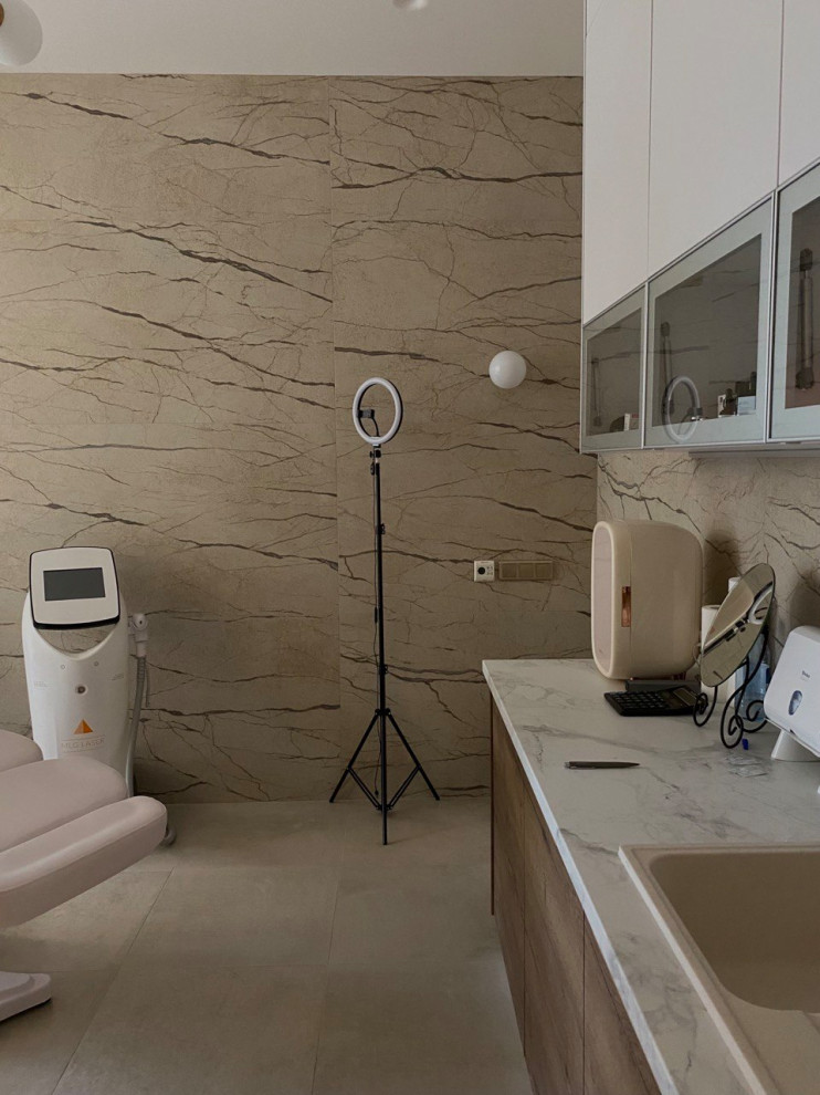 Реализованный дизайн проект салона красоты 2021год.