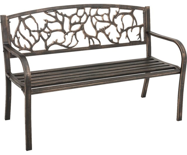 Hipp Hardware Plus Branch Steel Bench Sxl Sv799f Rustic