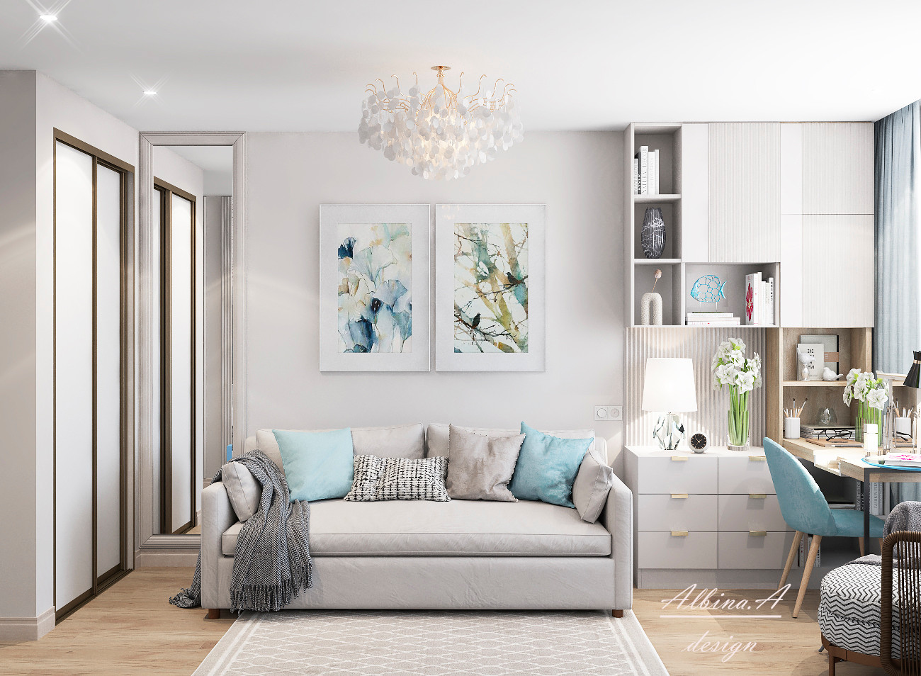 Квартира в г. Ижевск с панно 2021