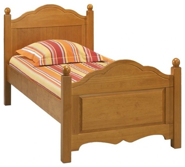 Windsor Pine Single Bed Traditional Panel Beds By Actual Diffusion
