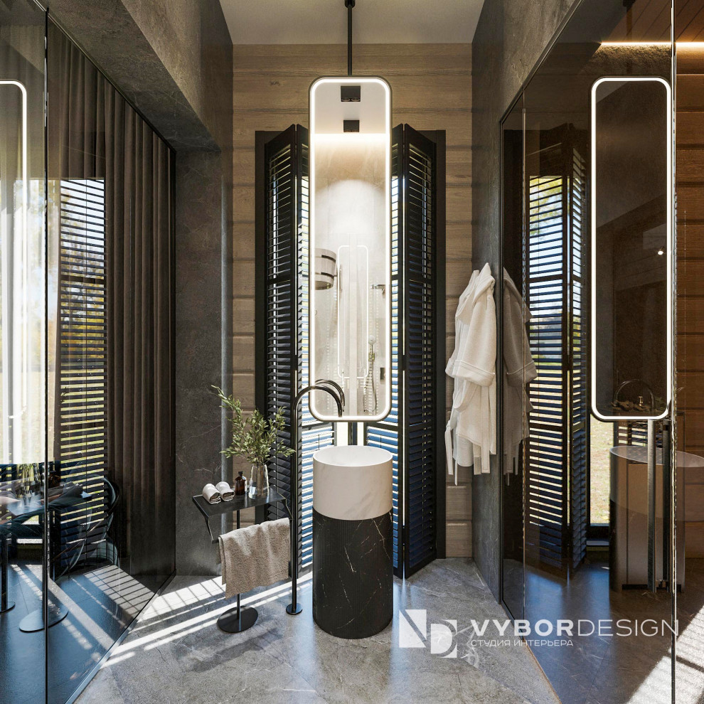 Дизайн интерьера дома из бруса