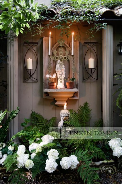 Madonna Garden with Altar - Traditional - Landscape - Los Angeles - by