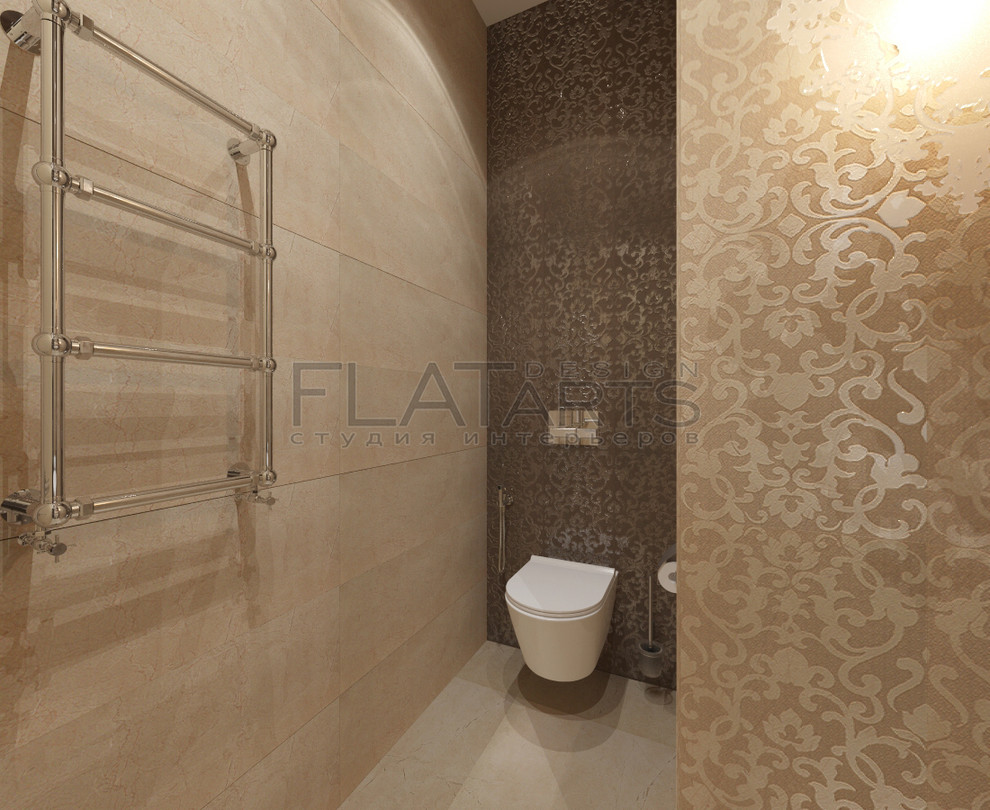 Проект 2х комнатной квартиры в  стиле арт-нуво