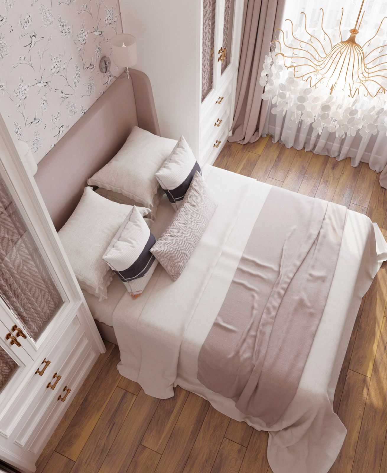 Квартира для молодой мамы и дочки 54 кв.м.