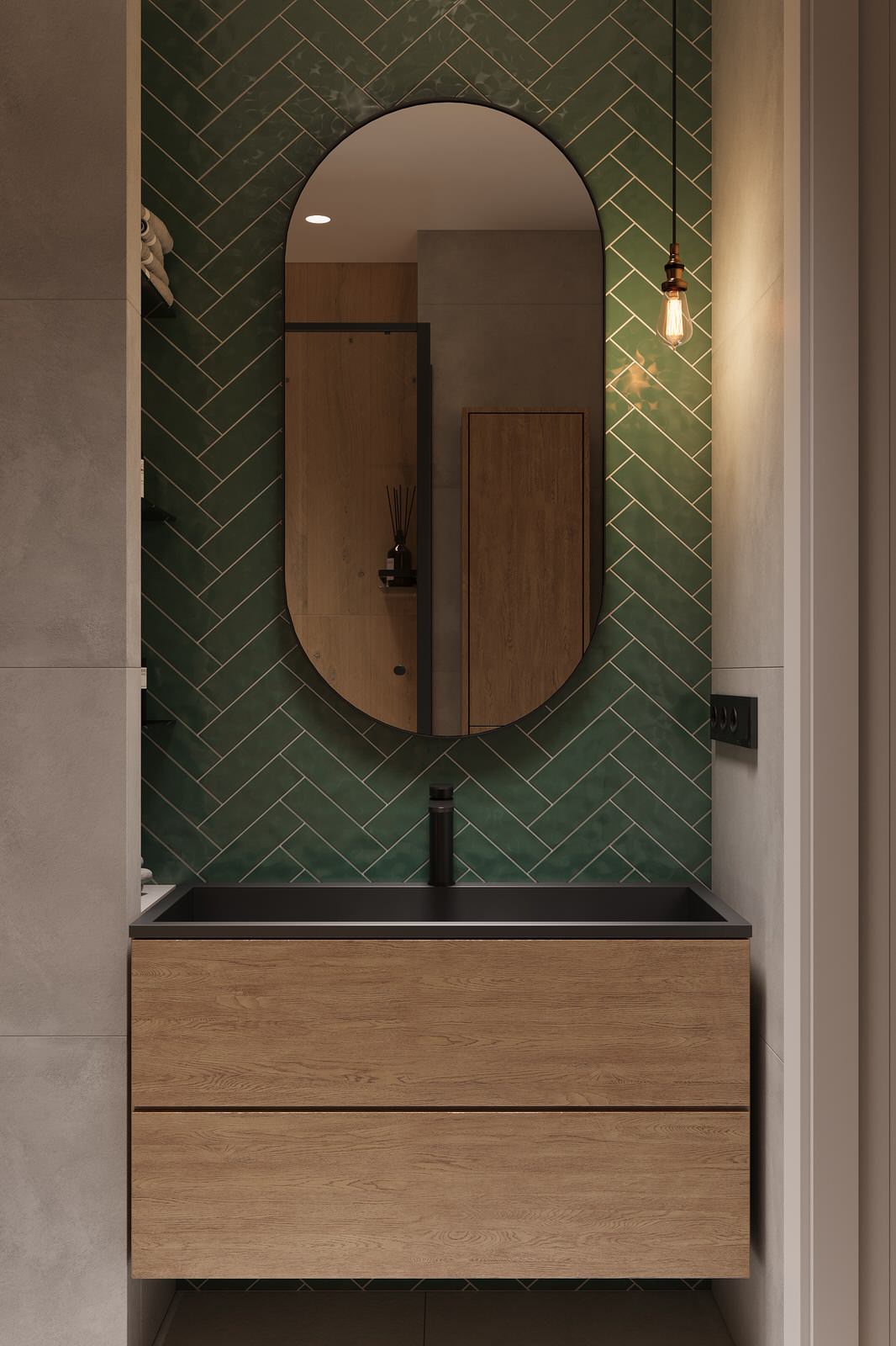 Дизайн-проект квартиры 60 кв.м в  стиле Петербургский Лофт