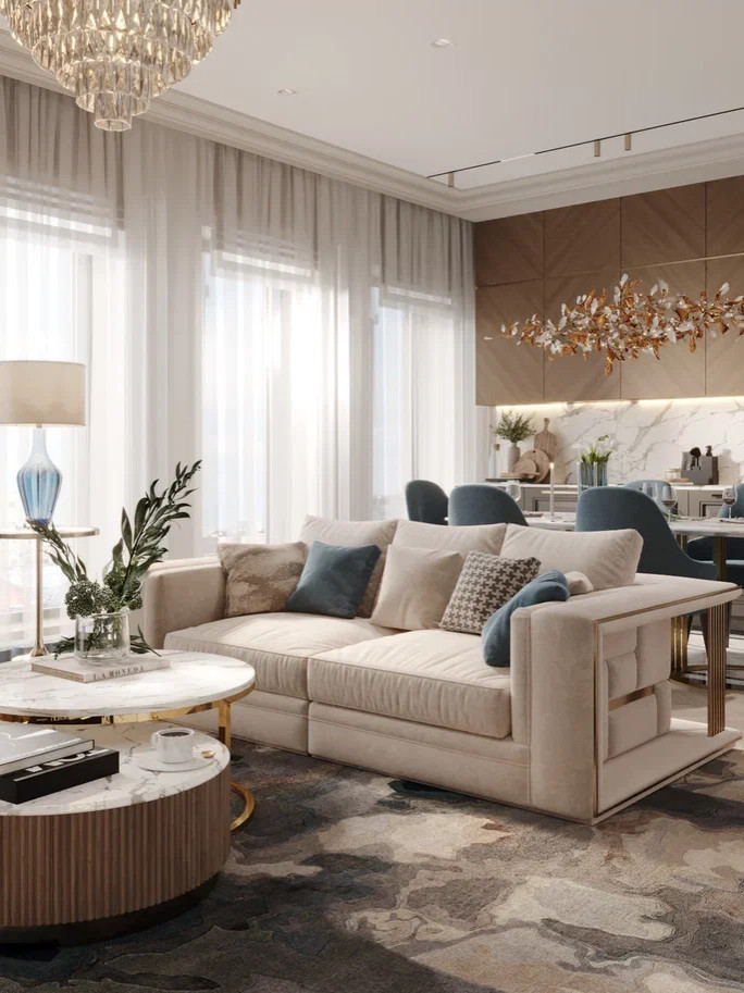 Элегантная квартира с волшебной детской комнатой