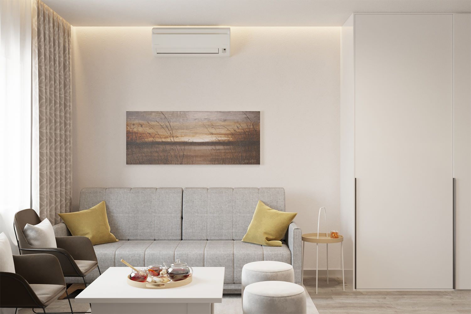 Дизайн однокомнатной квартиры Петроглиф Парк