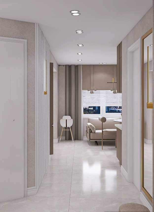 Авторский дизайн-проект квартиры  "Ветер-перемен Эмили"