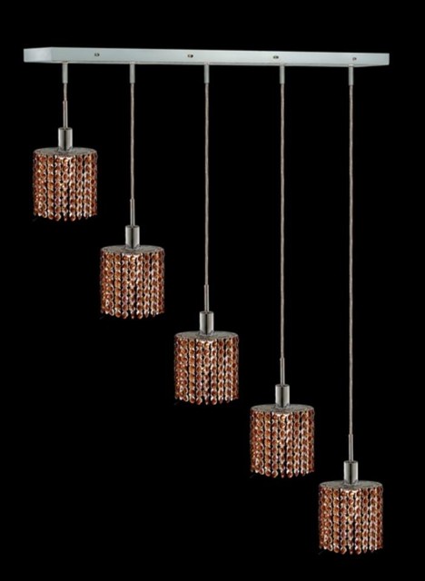 Elegant Lighting 1285D-O-E-TO/RC Pendant from the Mini Collection