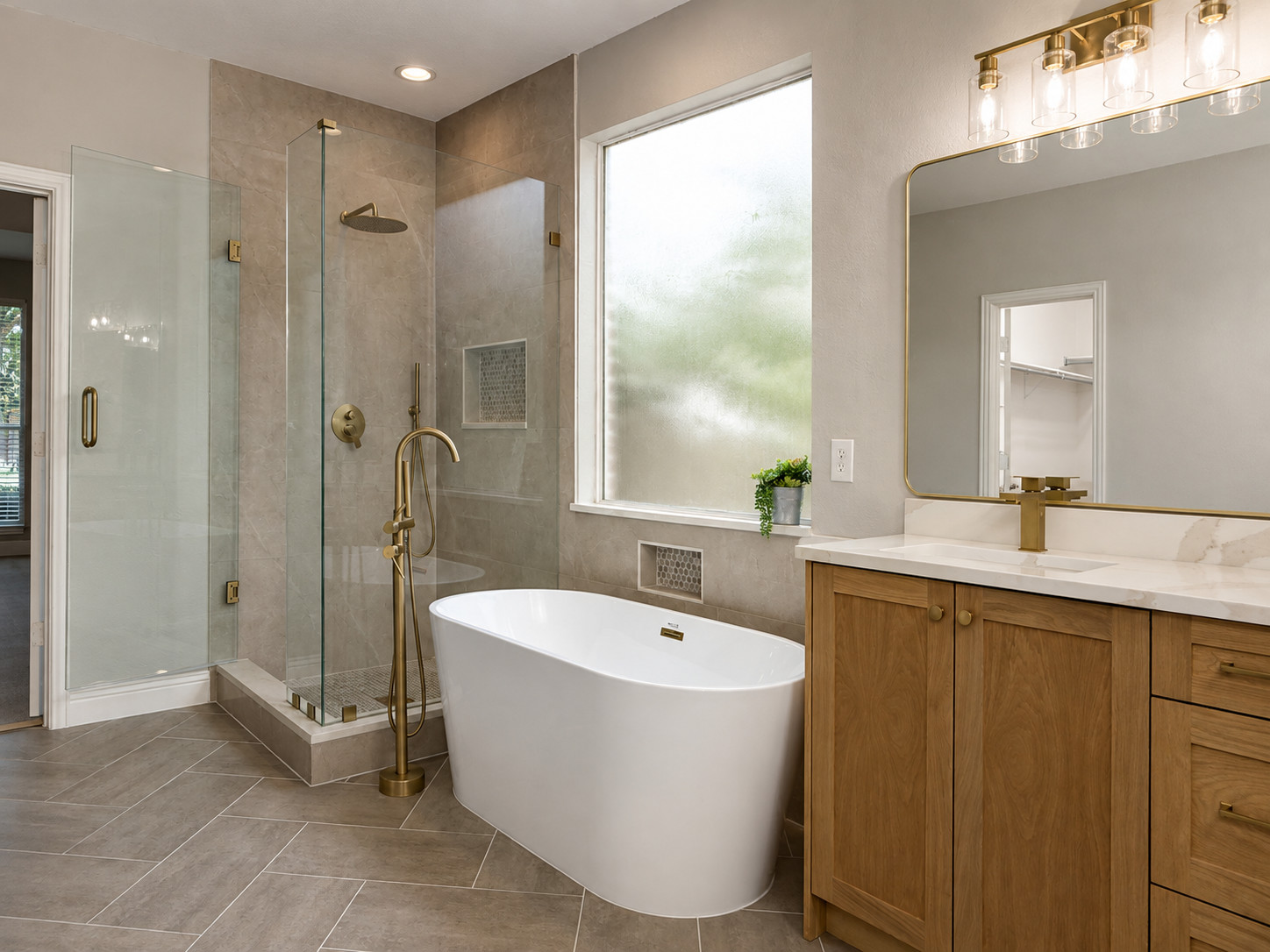 Allen, TX - Master Bathroom Remodeling