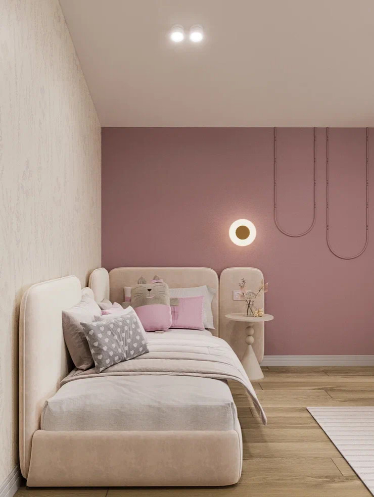 Спальня для девочки 20 кв.м.