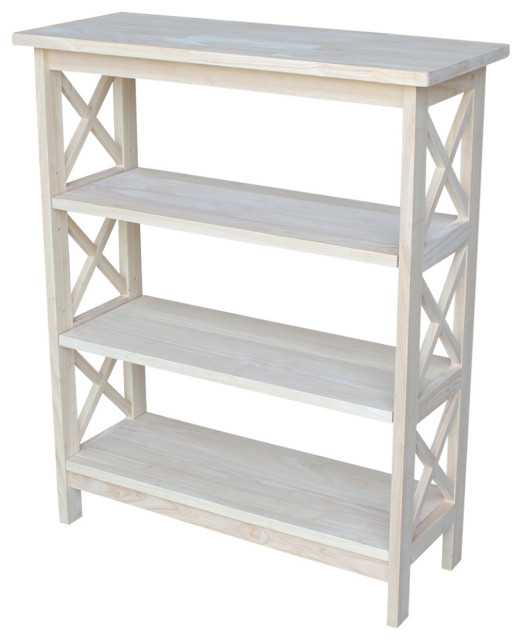 XSided Shelf Unit Transitional Bookcases by International