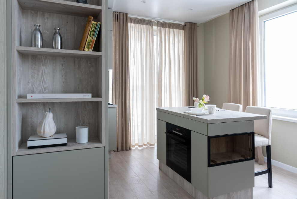 Мебель в едином стиле для однокомнатной квартиры в Светлогорске