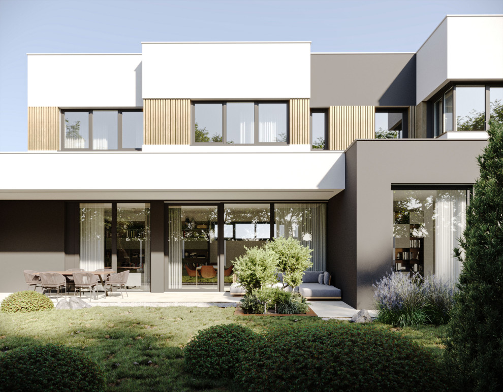 Дом минимализм в Симферополе