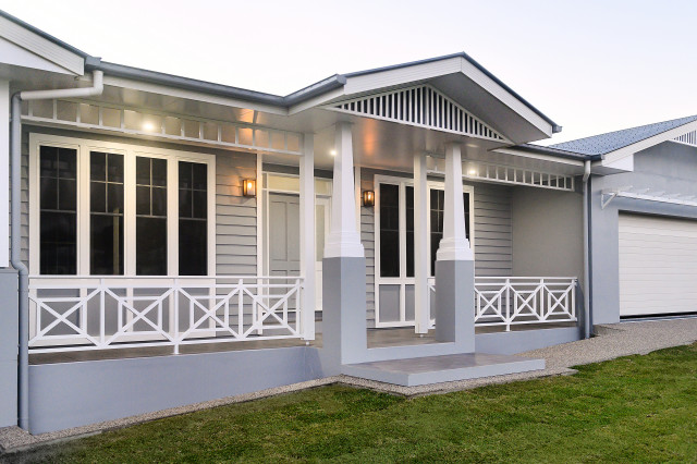 Classic Abode lantlig-fasad