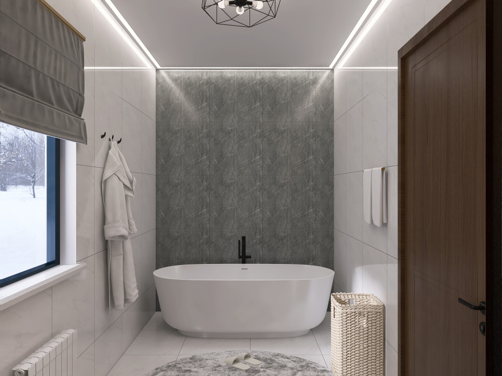 Ванная в загородном доме