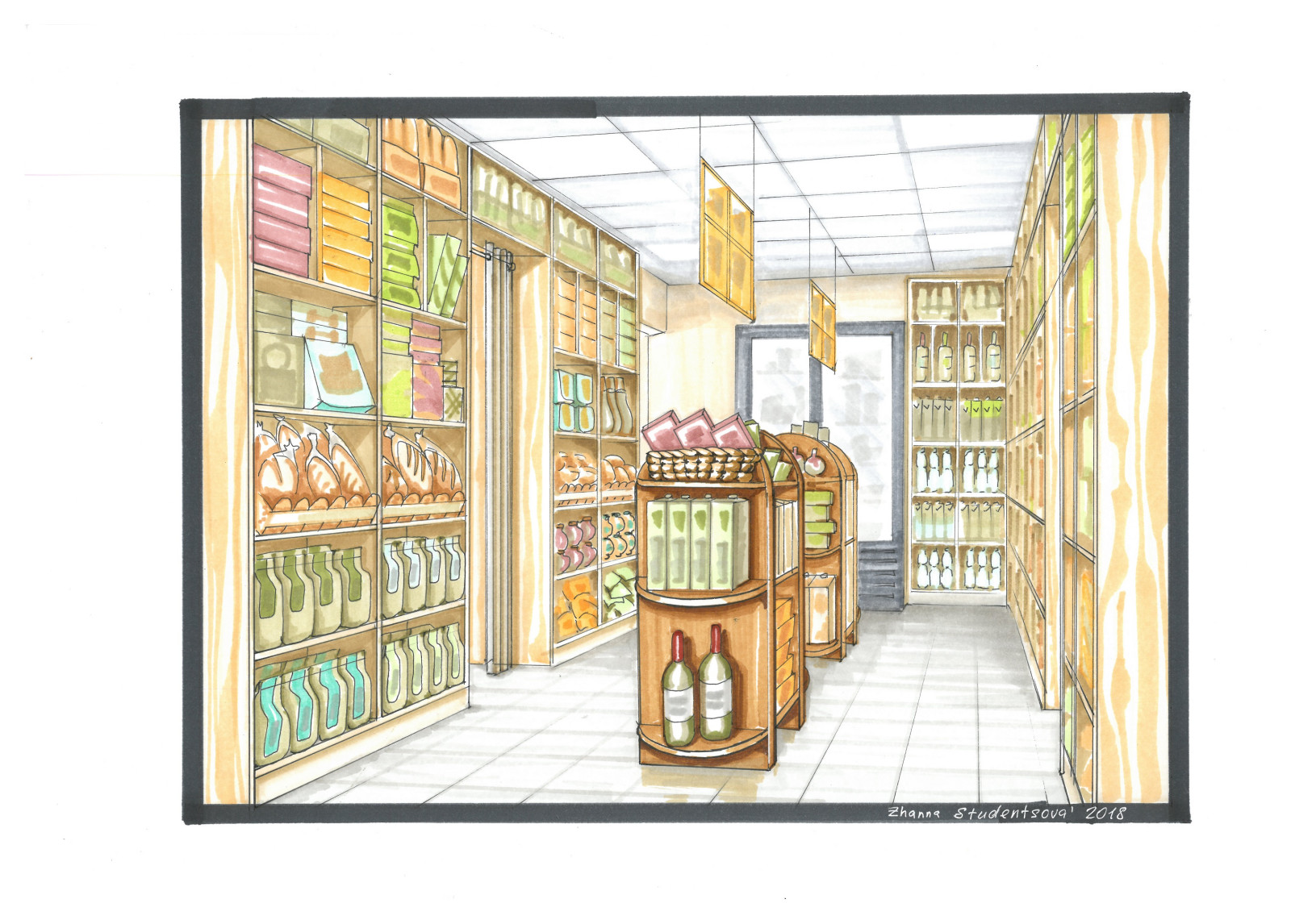 Барон Совиньон, проект винного магазина