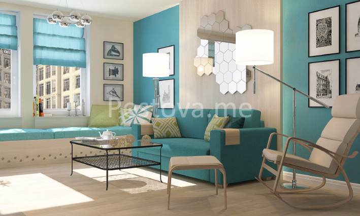 Дизайн двухкомнатной квартиры в ЖК Царская Столица