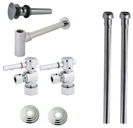 Kingston Brass Vessel Sink Plumbing Supply Kit With P Trap Drain Bathroom And Faucet Parts By Ladder Houzz - Bathroom Sink Plumbing Supplies Kingston Brass Vessel Sink Plumbing Supply Kit With P Trap Drain Bathroom And Faucet Parts By Ladder Houzz - Bathroom Sink Plumbing Supplies