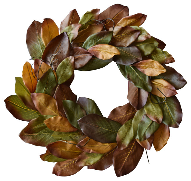 Fiesta Magnolia Wreath 29"