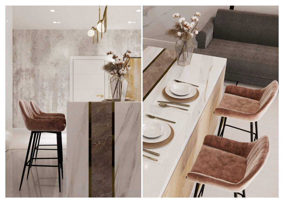 Кухня-гостиная для блогера