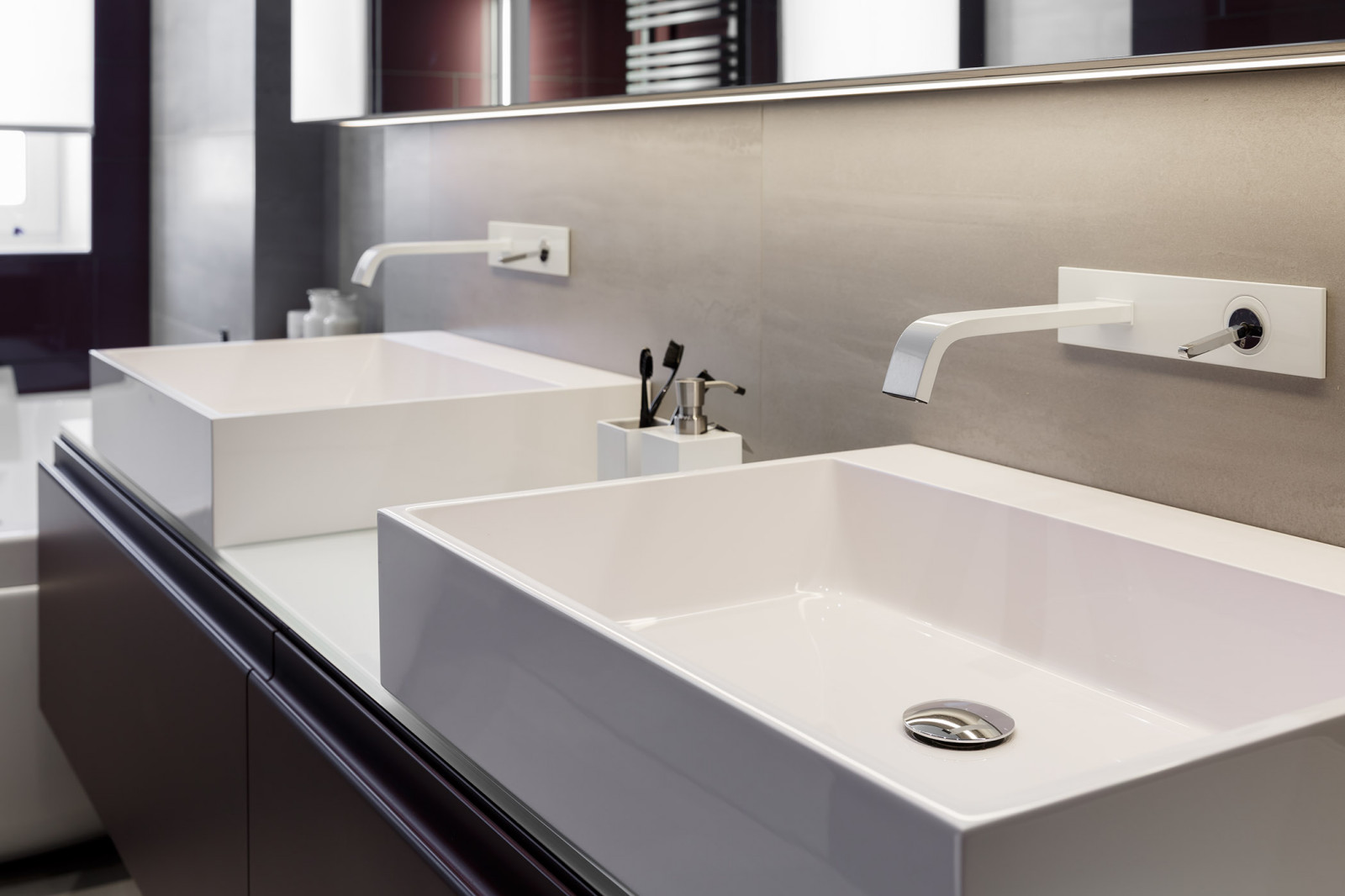 Детали интерьера ванной комнаты