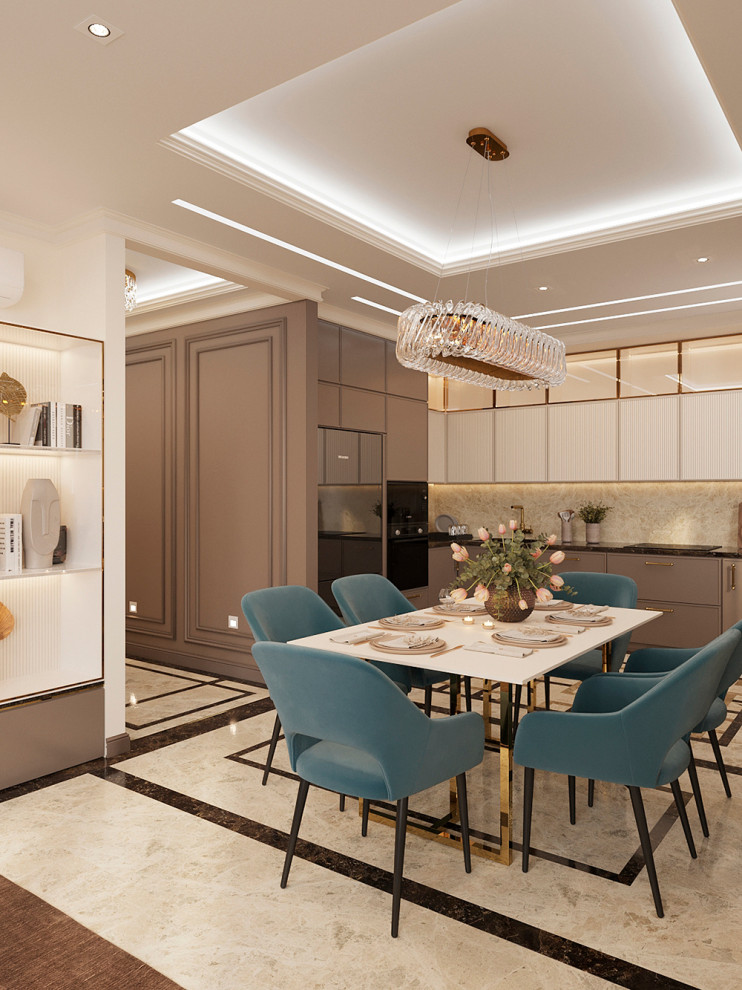 ДИЗАЙН ИНТЕРЬЕРА КВАРТИРЫ В ЖК РУМЯНЦЕВО-ПАРК, 105 КВ.М.